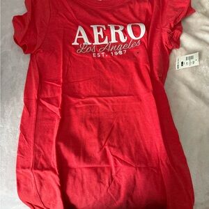Aeropostale Coral Short Sleeve Tee